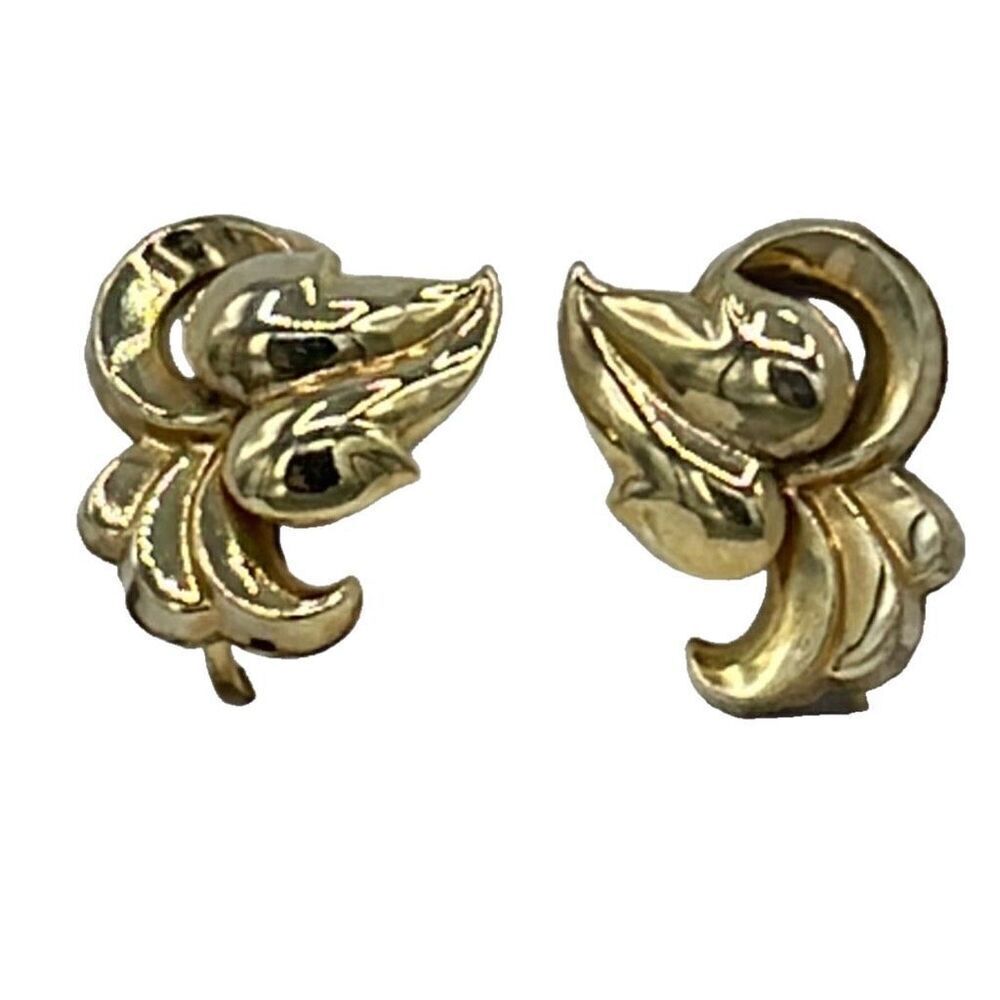 Vintage Carl Art screw back 12K GF earrings